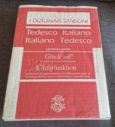 Dizionario sansoni tedesco - dizionario, tedesco-