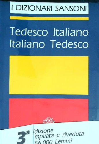 Dizionario tedesco italiano - dizionario, tedesco-italiano